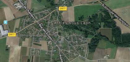 Terrain à Athies-sous-Laon en Aisne (02) de 840 m² à vendre au prix de 41500€