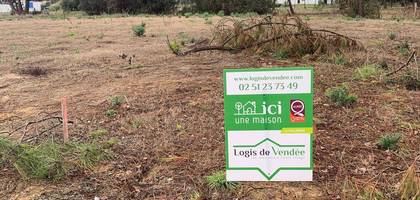 Terrain à Challans en Vendée (85) de 276 m² à vendre au prix de 54000€