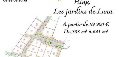 Terrain à Hinx en Landes (40) de 484 m² à vendre au prix de 69900€