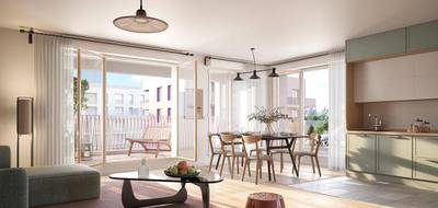 Appartement à Saint-Ouen-sur-Seine en Seine-Saint-Denis (93) de 47 m² à vendre au prix de 364000€ - 1
