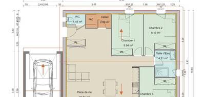 Terrain et maison à Laragne-Montéglin en Hautes-Alpes (05) de 78 m² à vendre au prix de 244400€ - 4