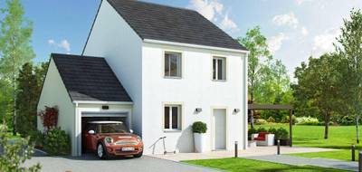 Terrain et maison à Coin-lès-Cuvry en Moselle (57) de 93 m² à vendre au prix de 344360€ - 1