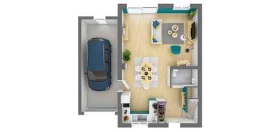 Terrain et maison à Soissons en Aisne (02) de 93 m² à vendre au prix de 206807€ - 4