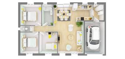 Terrain et maison à Le Controis-en-Sologne en Loir-et-Cher (41) de 94 m² à vendre au prix de 232519€ - 4