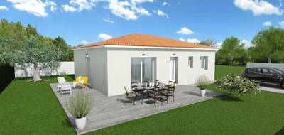 Terrain et maison à Saint-Romain-le-Puy en Loire (42) de 80 m² à vendre au prix de 225000€ - 1