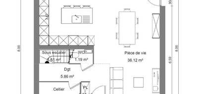 Terrain et maison à Vitry-en-Artois en Pas-de-Calais (62) de 100 m² à vendre au prix de 266000€ - 4