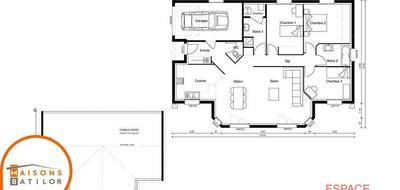 Terrain et maison à Le Deschaux en Jura (39) de 106 m² à vendre au prix de 207780€ - 4