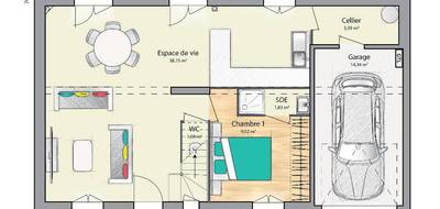 Terrain et maison à Vinneuf en Yonne (89) de 90 m² à vendre au prix de 245000€ - 4