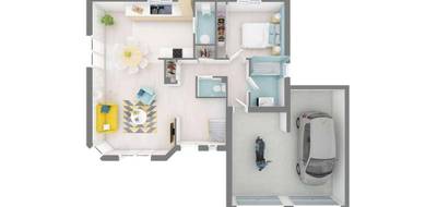 Terrain et maison à Salins-les-Bains en Jura (39) de 102 m² à vendre au prix de 238820€ - 3