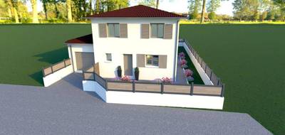 Terrain et maison à L'Isle-d'Abeau en Isère (38) de 92 m² à vendre au prix de 307000€ - 2