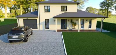 Terrain et maison à Polliat en Ain (01) de 109 m² à vendre au prix de 299000€ - 1