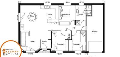 Terrain et maison à Rigny en Haute-Saône (70) de 91 m² à vendre au prix de 229950€ - 4