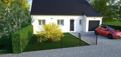 Terrain et maison à Druye en Indre-et-Loire (37) de 80 m² à vendre au prix de 261000€ - 1