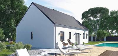 Terrain et maison à Druye en Indre-et-Loire (37) de 98 m² à vendre au prix de 270207€ - 2
