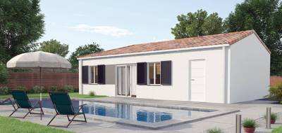 Terrain et maison à Talmont-Saint-Hilaire en Vendée (85) de 90 m² à vendre au prix de 262410€ - 2