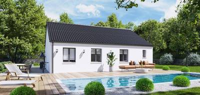 Terrain et maison à Barisis-aux-Bois en Aisne (02) de 73 m² à vendre au prix de 138033€ - 2