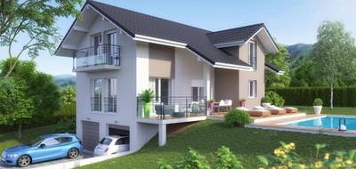 Terrain et maison à Lucinges en Haute-Savoie (74) de 111 m² à vendre au prix de 719000€ - 1