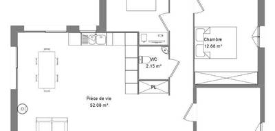 Terrain et maison à Semblançay en Indre-et-Loire (37) de 100 m² à vendre au prix de 299000€ - 4