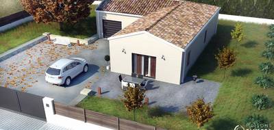 Terrain et maison à Charron en Charente-Maritime (17) de 91 m² à vendre au prix de 223143€ - 1