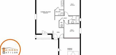 Terrain et maison à Lougres en Doubs (25) de 89 m² à vendre au prix de 241470€ - 4
