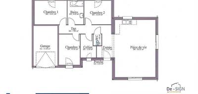 Terrain et maison à Creuzier-le-Vieux en Allier (03) de 93 m² à vendre au prix de 237370€ - 4