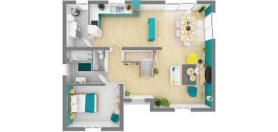 Terrain et maison à Salins-les-Bains en Jura (39) de 149 m² à vendre au prix de 206280€ - 2