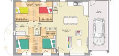 Terrain et maison à Fresne-le-Plan en Seine-Maritime (76) de 92 m² à vendre au prix de 229400€ - 4