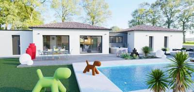 Terrain et maison à Lavilledieu en Ardèche (07) de 106 m² à vendre au prix de 335400€ - 1