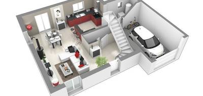 Terrain et maison à Saint-Alban-Leysse en Savoie (73) de 130 m² à vendre au prix de 379850€ - 3