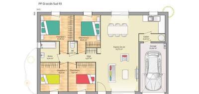 Terrain et maison à Étrépagny en Eure (27) de 93 m² à vendre au prix de 209000€ - 4