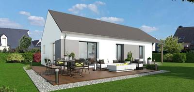 Terrain et maison à Moëlan-sur-Mer en Finistère (29) de 77 m² à vendre au prix de 283300€ - 1