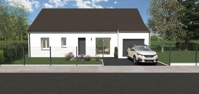 Terrain et maison à Villeperdue en Indre-et-Loire (37) de 81 m² à vendre au prix de 236400€ - 2