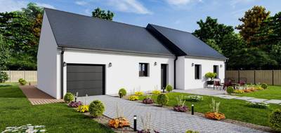 Terrain et maison à Sainte-Maure-de-Touraine en Indre-et-Loire (37) de 72 m² à vendre au prix de 215943€ - 1