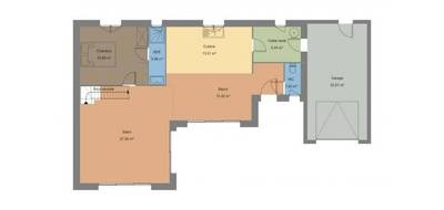 Terrain et maison à Brest en Finistère (29) de 125 m² à vendre au prix de 481200€ - 4