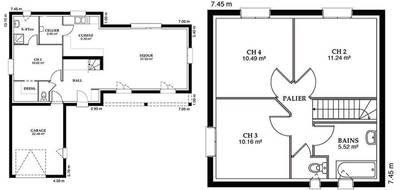 Terrain et maison à Autoreille en Haute-Saône (70) de 116 m² à vendre au prix de 269470€ - 4