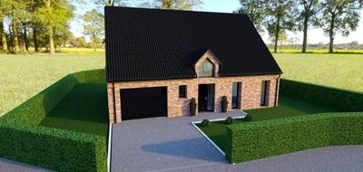 Terrain et maison à Templeuve-en-Pévèle en Nord (59) de 130 m² à vendre au prix de 371000€ - 1