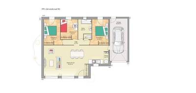 Terrain et maison à Buchy en Seine-Maritime (76) de 90 m² à vendre au prix de 215000€ - 4