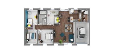 Terrain et maison à Chay en Doubs (25) de 91 m² à vendre au prix de 185000€ - 4
