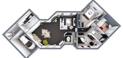 Terrain et maison à Créon en Gironde (33) de 114 m² à vendre au prix de 256680€ - 3