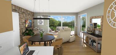 Terrain et maison à Cournon-d'Auvergne en Puy-de-Dôme (63) de 82 m² à vendre au prix de 276301€ - 2