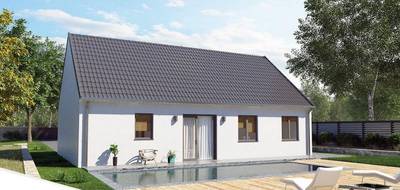 Terrain et maison à Prémilhat en Allier (03) de 76 m² à vendre au prix de 186980€ - 2