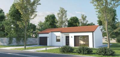 Terrain et maison à Montaigu-Vendée en Vendée (85) de 80 m² à vendre au prix de 192554€ - 1