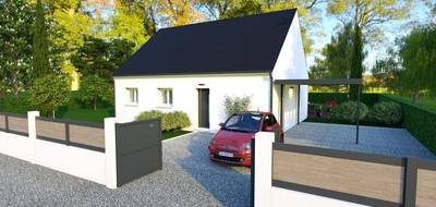 Terrain et maison à Semblançay en Indre-et-Loire (37) de 80 m² à vendre au prix de 229000€ - 1
