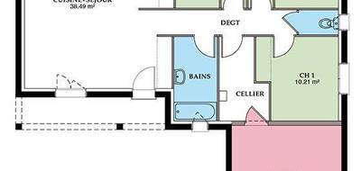 Terrain et maison à Trouy en Cher (18) de 81 m² à vendre au prix de 182172€ - 3