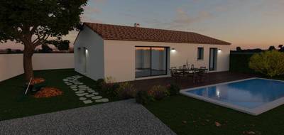 Terrain et maison à Saint-Donat-sur-l'Herbasse en Drôme (26) de 100 m² à vendre au prix de 257800€ - 2