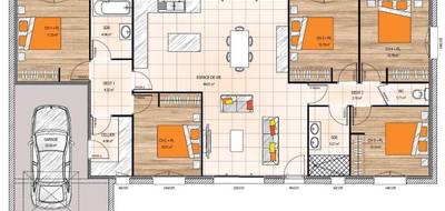 Terrain et maison à Montrevault-sur-Èvre en Maine-et-Loire (49) de 120 m² à vendre au prix de 260000€ - 4