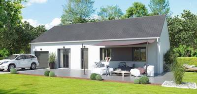 Terrain et maison à Creuzier-le-Vieux en Allier (03) de 91 m² à vendre au prix de 225600€ - 1