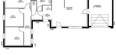 Terrain et maison à Saint-Doulchard en Cher (18) de 109 m² à vendre au prix de 325140€ - 4