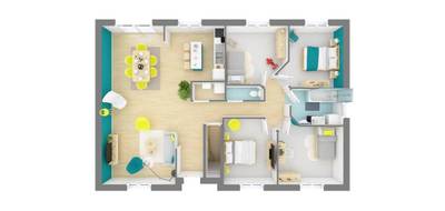 Terrain et maison à Vierzon en Cher (18) de 90 m² à vendre au prix de 162776€ - 4