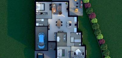 Terrain et maison à Meximieux en Ain (01) de 109 m² à vendre au prix de 355000€ - 4